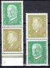 Deutsches Reich Deutsches Reich Zusammendrucke MiNr. S 42 + S 44 postfrisch MiNr. S 42 + S 44 Zusammendrucke -