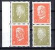 Deutsches Reich Deutsches Reich Zusammendrucke MiNr. S 46 + S 48 postfrisch MiNr. S 46 + S 48 Zusammendrucke -