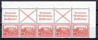 Deutsches Reich Deutsches Reich Zusammendrucke MiNr. S 100 (2x) + S 101 (3x) postfrisch MiNr. S 100 (2x) + S 101 (3x) Zusammendrucke -
