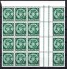 Deutsches Reich Deutsches Reich Zusammendrucke MiNr. WZ 9 (4x) Oberrand postfrisch MiNr. WZ 9 (4x) Oberrand Zusammendrucke -