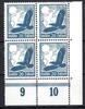 Deutsches Reich Deutsches Reich MiNr. 532 y postfrisch 4er Block Eckrand ur MiNr. 532 y 4er Block Eckrand ur -