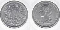 2 FRANC REUNION – RARE UNC COIN YEAR KM#8 -