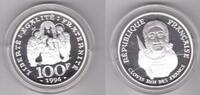 France 100 FRANCS FRANCE SILVER PROOF COIN YEAR KM#1180 KING CLOVES I 2,500 MINT -