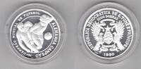 1000 DOBRAS SAINT THOMAS AND PRINCE - PROOF COIN YEAR KM#48 FOOTBALL ITALY -
