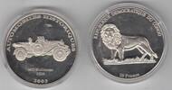10 FRANCS CONGO NICKEL PROOF COIN 2003 YEAR HISTORY AUTOMOBILE MG BULLNOSE -