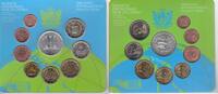 1 CENT SAN MARINO 9 DIF UNC COINS SET - 5 EURO SILVER YEAR MINT PACK -
