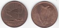 1 PENNY IRELAND UNC COIN YEAR KM#3 HEN -
