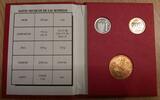 200 PESETAS SPAIN 2 DIF PROOF COINS SET 1 - YEAR + MEDAL 3th NUMISMATIC -