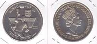 5 CROWN TURKS & CAICOS ISLANDS UNC COIN KM#92 FIFA WORLD CUP ENGLAND WINNER -