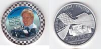 LIBERIA RARE PROOF 1$ COIN YEAR FORMULA 1 NICK HEIDFELD -