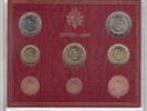 2 EURO VATICAN 8 DIF UNC COINS SET 0.01 - YEAR POPE BENEDICT XVI MINT PACK -