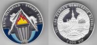 5000 KIP LAOS - RARE SILVER PROOF COIN YEAR KM#81 OLYMPIC GAMES 2000 -