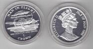 1 CROWN ISLE OF MAN – SILVER PROOF COIN YEAR KM#439.2a FOCKE WULF 190 -