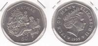 50 PENCE ISLE OF MAN UNC COIN YEAR KM#1011 CHRISTMAS TREE DECORATION -