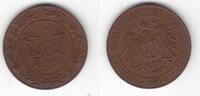 1 PESA GERMAN EAST AFRICA RARE AU COIN YEAR KM#1 -