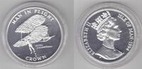 1 CROWN ISLE OF MAN – SILVER PROOF COIN YEAR KM#417a OTTO LILIENTHAL -