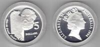 AUSTRALIA SILVER PROOF 5$ COIN YEAR KM#267 John McDouall Stuart -