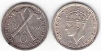 6 PENCE SOUTHERN RHODESIA - SILVER COIN YEAR KM#17 GEORGE VI -