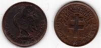 1 FRANC CAMEROON FRENCH MANDATE - VERY RARE COIN YEAR KM#5 ROOSTER -