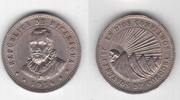 25 CENTAVOS NICARAGUA - RARE UNC COIN YEAR KM#18.1 -