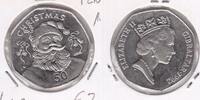 50 PENCE GIBRALTAR – RARE UNC COIN YEAR CHRISTMAS KM#108 SANTA -