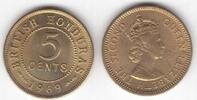 5 CENTS BRITISH HONDURAS UNC COIN YEAR KM#31 -