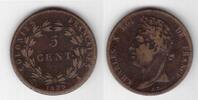 5 CENTIMES FRENCH COLONIES – RARE COIN YEAR KM#10.1 -