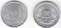 1 PFENNIG DDR EAST GERMANY UNC COIN YEAR KM#8.1 -