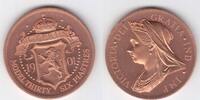 36 PIASTRES CYPRUS PROOF COPPER MODEL COIN YEAR PATINA COLLECTION ESSAI -