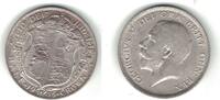  UK GREAT BRITAIN SILVER 1/2 HALF   COIN YEAR KM#818.1 GEORGE V CROWN 1915 