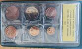 50 PENNY IRELAND 6 DIF UNC COINS SET 1/2 - YEAR MINT PACK -