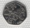 50 PENCE ISLE OF MAN UNC COIN YEAR KM#1320 CHRISTMAS PARTRIDGE IN PEAR TREE -