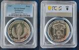 1 PESO PHILIPPINES SILVER UNC COIN YEAR KM#195 BATAAN DAY PCGS GRADING MS65 -