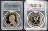 10 RIYALS RAS AL KHAIMAH SILVER PROOF COIN YEAR KM#31 EISENHOWER PCGS PR66 -