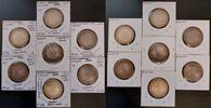 10 ROUBLES RUSSIA BIMETAL 7 X UNC COINS SET 2002 YEAR KM#748-754 MINISTRY -