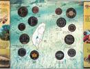 MEDAL TAIWAN 6 DIF BU COINS MINT SET 1/2 - 50 YUAN YEAR MINT PACK TSOU + -