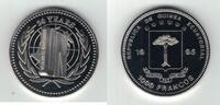 1000 FRANCS EQUATORIAL GUINEA PROOF COIN YEAR KM#Pn17 50th UNITED NATIONS -