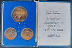  1963 THAILAND 3 UNC COINS SET 2 X 1 + 20 SILVER BAHT YEAR Y#85 Y#86 36 ... 51,53 EUR47,93 EUR  + 8,59 EUR frais d'envoi