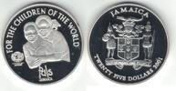  2001 JAMAICA SILVER PROOF 25$ COIN YEAR KM#186 UNICEF  51,53 EUR47,93 EUR  + 8,59 EUR frais d'envoi