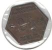  2 FRANCS 1943 BELGIAN CONGO RARE  HEXAGONAL COIN YEAR KM#25 6 SIDED ELE... 34,36 EUR31,95 EUR  + 8,59 EUR frais d'envoi