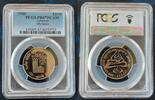 1 LIVRE 1 LIVRE 1980 LEBANON LIBAN PROOF COIN YEAR KM#32 LAKE PLACID OLYMPIC PCGS PR67 -