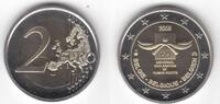 2 EURO BELGIUM RARE PROOF BIMETAL COIN YEAR HUMAN RIGHTS -