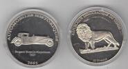 10 FRANCS CONGO NICKEL PROOF COIN 2003 YEAR CAR HISTORY AUTOMOBILE BUGATTI -