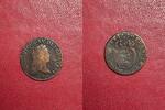 Monnaie royale Louis XV 1/2 Sol Buste enfantin 1720 S (Reims) Etat TB-/TB -