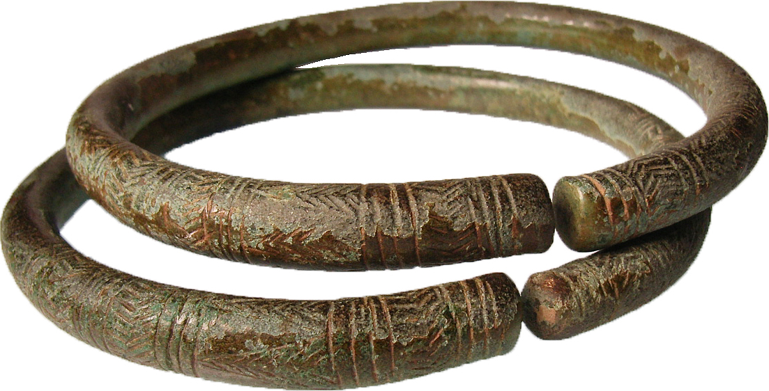 COLLECTION OF BRONZE AGE BRACELETS