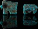 Egyptian Udjat eyes made of faience -