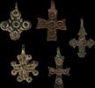 Kreuzanhänger Gruppe aus der byzantinischen Zeit -