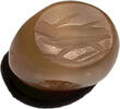 Sasanian seal stamp with bird decoration from chalcedony Sassanid Empire -