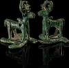  Bronzefigur eines Hirsches mit Standplatte  890,00 EUR  + 39,00 EUR frais d'envoi