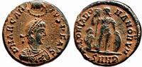 Roman Empire AD 378-383 ARCADIUS AE2 (Maiorina). EF/EF-. Heraclea. Hand of God. SUP / SUP-